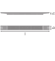 LB FLEX 1200 DALI P 42W 4000К світильник для високих стель DALI-2 DIM IP23 LEDVANCE (4058075676145) 4058075676145 фото