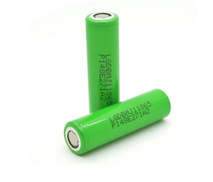 Акумулятор 18650 Li-Ion LG INR18650MJ1 (LG MJ1), 3500mAh, 10A, 4.2/3.65/2.5V, GREEN, 2 шт в упаковці, ціна за 1 шт (INR18650MJ1 (LG MJ1)) INR18650MJ1 (LG MJ1) фото