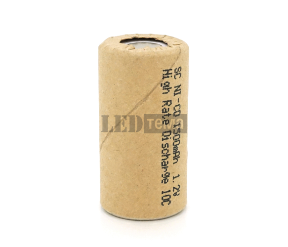 Акумуляторна батарея для шуруповерта Ni-Cd SC1500mAh 1.2V, 10C, 23x43 mm (Ni-Cd-1500mAh) Ni-Cd-1500mAh фото