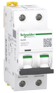 Автоматичний вимикач iC60N 2P 13A C, Schneider Electric (A9F74213) A9F74213 фото