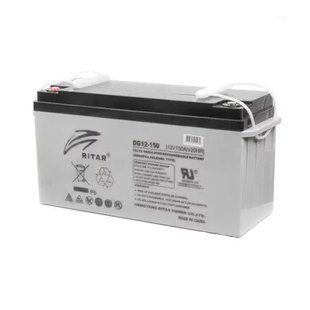 Акумуляторна батарея GEL RITAR DG12-150, Gray Case, 12V 150.0Ah ( 483 х 170 х 242) Q1/25 DG12-150 фото