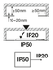 PL COMP 1200X600 DA V 83040 U19 42W 3000/4000К Світильник панель DALI-2 DIM CCT IP50/IP20 LEDVANCE (4099854737183) 4099854737183 фото 5