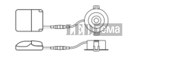 SP AIR ADJ P 930 DIM IP23/IP20 BK 4W 3000К Точковий світильник TRIAC DIM LEDVANCE (4099854000089) 4099854000089 фото