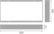 PL 600X300 ESURFACE MOUNT KIT H70 Монтажная рамка LEDVANCE (4099854820014) 4099854820014 фото 3