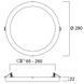 START Downlight 5in1 55-250 1800LM DIM 18W Світильник універсального монтажу димований Sylvania (0053073) 0053073 фото 14
