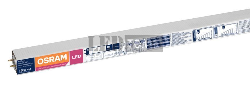 ST8B-1,5M 20W/865 230VAC DE FR G13 Светодиодная лампа двустороннее подключение Osram (4058075480209) 4058075480209 фото