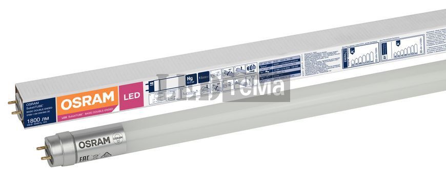 ST8B-1,5M 20W/865 230VAC DE FR G13 Светодиодная лампа двустороннее подключение Osram (4058075480209) 4058075480209 фото