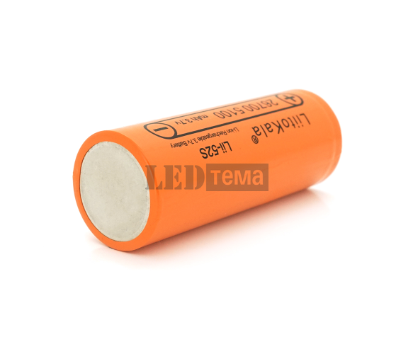 Аккумулятор 26700 Li-Ion LiitoKala Lii-52S, 5000mah (5100-5200mah), 10A, 3.7V (2.75-4.2V), Orange, 2 шт в упаковке, цена за 1 шт (Lii-52S) Lii-52S фото
