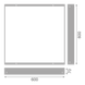 PL 600X600 E SURFACE MOUNT KIT H70 Монтажная рамка LEDVANCE (4099854820038) 4099854820038 фото 3