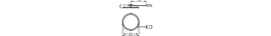DN065B G4 LED20/830_840_865 D200 RD 19W 3000/4000/6500К Круглий даунлайт CCT IP20/IP44 Philips (929003251432) 929003251432 фото