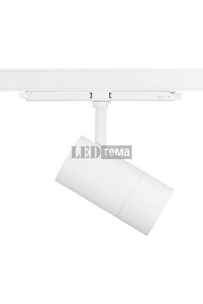 Pixo ZOOM 24W 1850LM 17D-60D 3CCT DALI WHITE CRI90 трековий світильник керованій з регульваною оптикою трифазний білий Sylvania (0004522) 0004522 фото