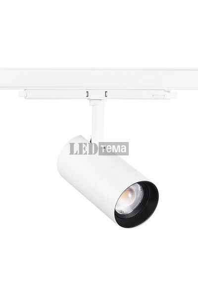 Pixo ZOOM 24W 1850LM 17D-60D 3CCT DALI WHITE CRI90 трековий світильник керованій з регульваною оптикою трифазний білий Sylvania (0004522) 0004522 фото