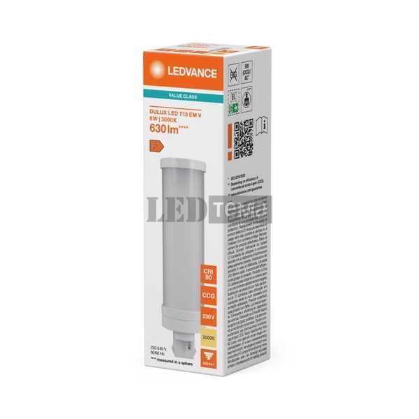 DULUX LED T13 EM V 6W 830 FR GX24D-1 Світлодіодна лампа Ledvance (4058075823211) 4058075823211 фото