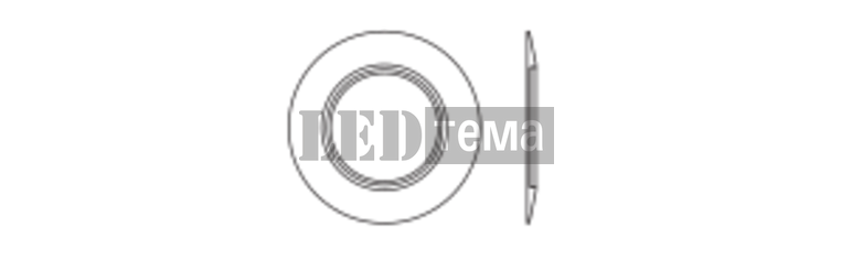 SP RING D133 WT Декоративне кільце для світильника LEDVANCE (4099854013355) 4099854013355 фото
