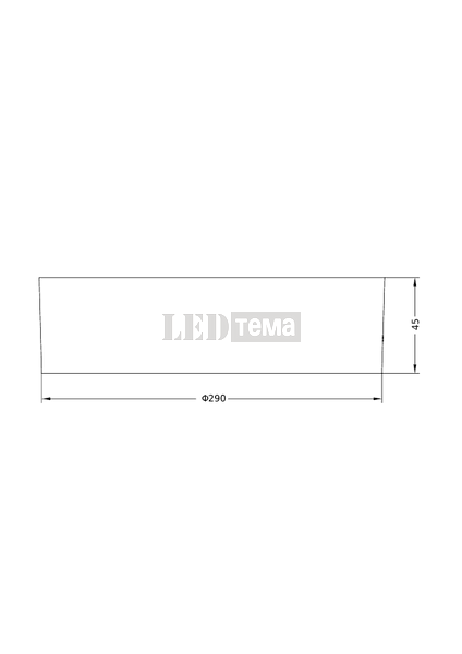 DL SLIM ALU FRAME D280 WT Монтажна рамка LEDVANCE (4099854476051) 4099854476051 фото