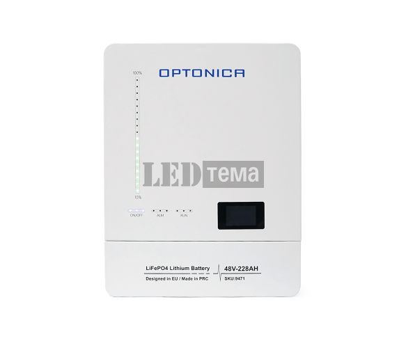 Аккумуляторная батарея Optonica LiFePO4 Battery 48V 228Ah , 10944Wh 15S (100/150A),500*230*650mm, 88kg (O-LiFePO4-228-48-15s) O-LiFePO4-228-48-15s фото