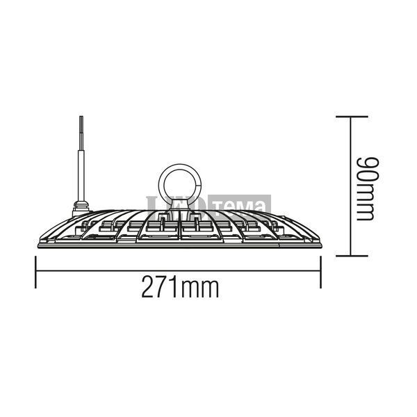 AGORA-100 Світильник для високих стель 100w 6400K Horoz (063-008-0100-010) 063-008-0100-010 фото