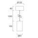 Pixo Pendant 3CCT MB WB DALI BLK CRI90 36&deg;-54&deg; 29W Светильник подвесной управляемый с переключателем цветовой температуры и дополнительными линзами Sylvania (0004722) 0004722 фото 7