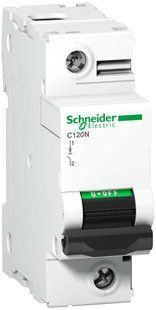 Автоматичний вимикач C120N 1P 125A C Schneider Electric (A9N18359) A9N18359 фото