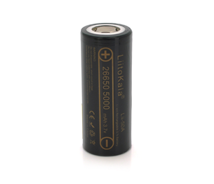 Акумулятор 26650 Li-Ion LiitoKala Lii-50A, 5000mAh (5100-5500mAh), 25A, 3.7V (2.5-4.2V), Black, 2 шт в упаковці, ціна за 1 шт (Lii-50A) Lii-50A фото