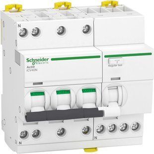 Диференційний автоматичний вимикач iCV40N 3P+N 6A B АC 30мA Schneider Electric (A9DH3706) A9DH3706 фото