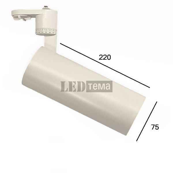 AccentFlow-209CL 30Вт 40&deg; 4000K white CRI90 трековый светильник однофазный белый (AF209CL-WH3040490) AF209CL-WH3040490 фото