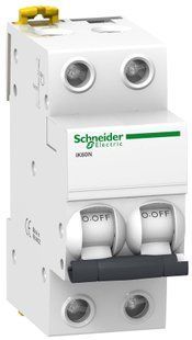 Автоматический выключатель iK60N 2P 1A C Schneider Electric (A9K24201) A9K24201 фото