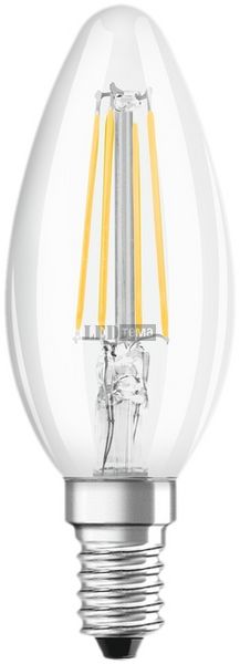 LED CL B40 DIM 4,8W/827 230V FIL E14 6X1 OSRAM Светодиодная лампа диммируемая (4058075437043) 4058075437043 фото