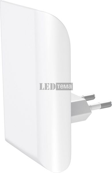 Світильник-нічник LEDVANCE LUNETTA GLOW WT 6XBLI1 0,3Вт білий в розетку (4058075266766) 4058075266766 фото
