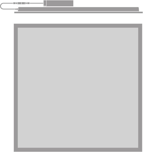 PL COMP 600 V 840 33W 4000К Світильник панель IP40/IP20 LEDVANCE (4099854017902) 4099854017902 фото