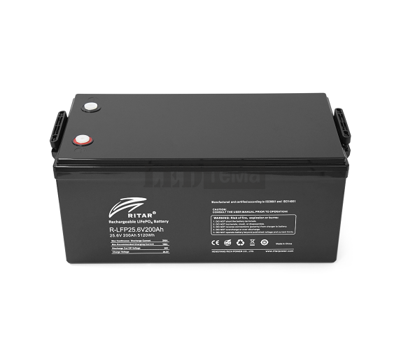 Акумуляторна батарея Ritar LiFePO4 25,6V 200Ah BMS100A@8S ( 522 х 268 х 219 ), 40kg Q1 (R-LFP 25.6V 200Ah) R-LFP 25.6V 200Ah фото