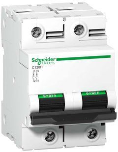 Автоматичний вимикач C120H 2P 100A C Schneider Electric (A9N18458) A9N18458 фото
