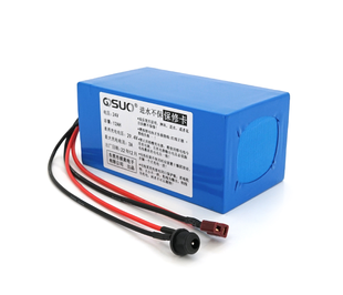Аккумуляторная батарея литиевая QiSuo 24V 12A с элементами Li-ion 18650, DC: 5.5x2.1мама + разъем T-2HQмама (QS-2412) QS-2412 фото