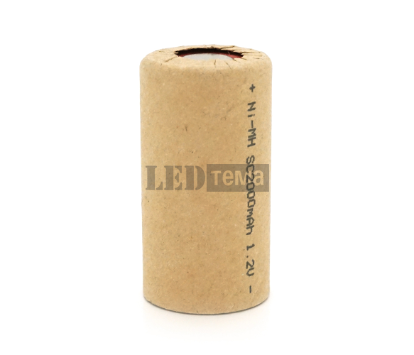 Аккумуляторная батарея для шуруповерта Ni-Cd SC2000mAh 1.2V, 10C, 23x43 mm (Ni-Cd-2000mAh) Ni-Cd-2000mAh фото