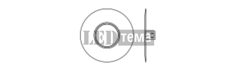 SP RING D180 BK Декоративное кольцо для светильника LEDVANCE (4099854013447) 4099854013447 фото