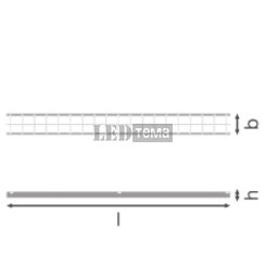 LB FLEX 1500 BP COVER Защитная решётка LEDVANCE (4099854177729) 4099854177729 фото