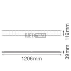 LB FLEX 1500 BP COVER Защитная решётка LEDVANCE (4099854177729) 4099854177729 фото