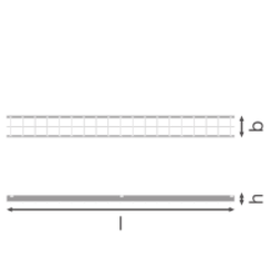 LB FLEX 1500 BP COVER Захисна решітка LEDVANCE (4099854177729) 4099854177729 фото