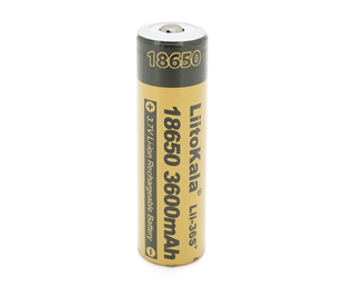 Акумулятор 18650 Li-Ion LiitoKala Lii-36S-JT, 3600mAh (3300-3600mAh), 3.7V (2.75-4.2V), Yellow (Lii-36S-JT) Lii-36S-JT фото
