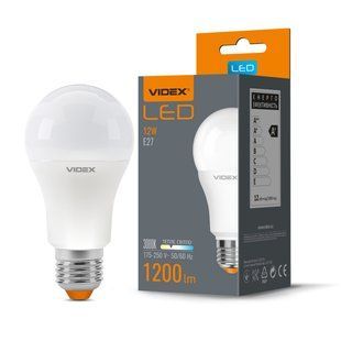 A60e E27 12W 1200лм 3000K AC175-250В 300&deg; светодиодная лампа VIDEX (VL-A60e-12273) VL-A60e-12273 фото