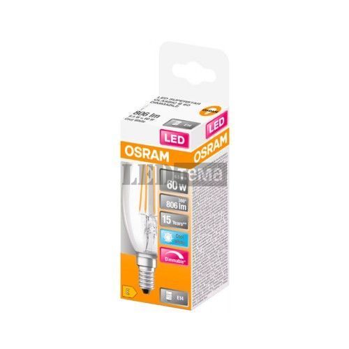LED Classic B60 DIM 6,5W/840 230V Filament E14 Светодиодная лампа диммируемая Osram (4058075750005) 4058075750005 фото