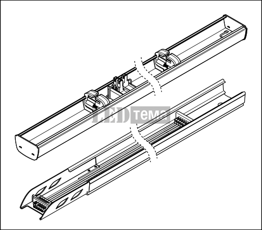 TRUSYS FLEX P 840 VW CL WT 50W 4000К Линейный светильник IP40 LEDVANCE (4058075771444) 4058075771444 фото