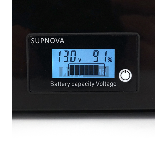 Акумуляторна батарея LiitoKala LiFePO4 12,8V 100Ah BMS(20(100)A/200A) з LCD-дисплеєм (330170220mm), 9.5kg (LiFePO4-12,8V100+LCD) LiFePO4-12,8V100+LCD фото