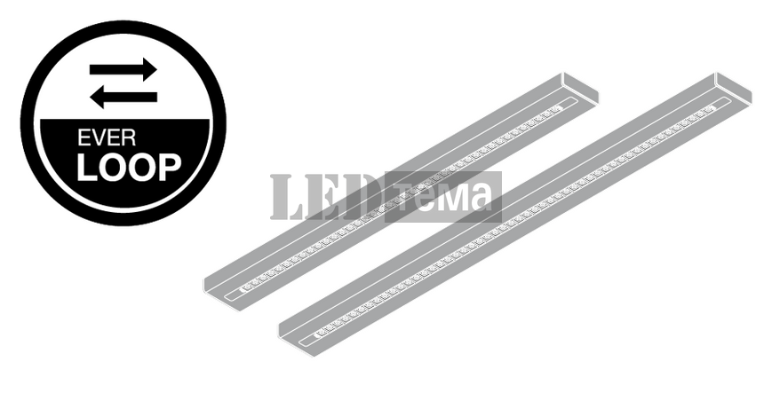 LN INV D 1500 P 930 PS EL BK 40-46-48-52W 3000К Офісний світильник аварійний 3год перем. потуж. IP20 LEDVANCE (4099854297694) 4099854297694 фото