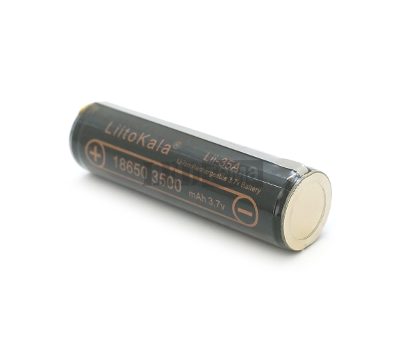 Аккумулятор 18650 Li-Ion LiitoKala Lii-35A-PCB, Protected, 3500mah (3300-3500mah), 3.7V (2.75-4.2V), Black (Lii-35A-PCB) Lii-35A-PCB фото