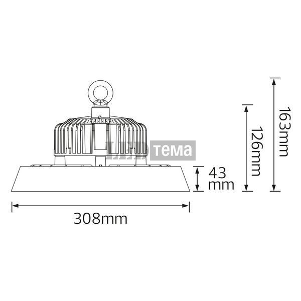 HERKUL-150 Світильник для високих стель 150w 6400K Horoz (063-009-0150-010) 063-009-0150-010 фото