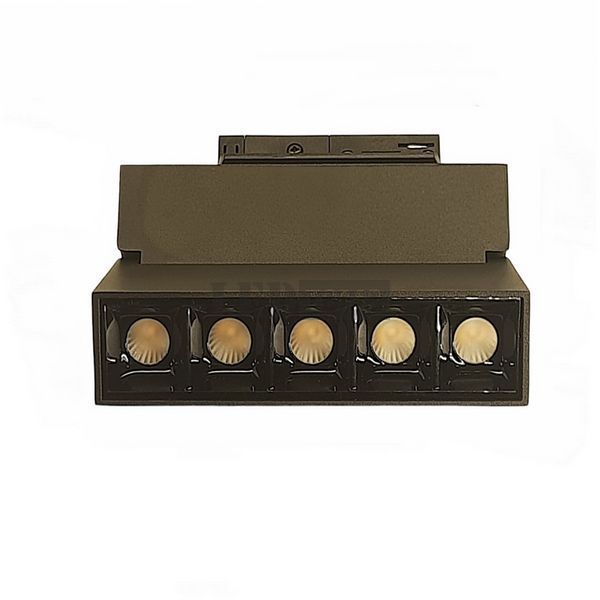 AccentFlow-Book220v 10Вт 30&deg; 5000K black CRI90 трековий світильник однофазний чорний (AFBK220v-BK1030590) AFBK220v-BK1030590 фото