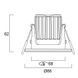 START Spot Aluminium 870LM 3CCT DIM IP65 WHT 8,7W Светильник врезной влагозащищенный круглый диммируемый с регулировкой цветовой температуры Sylvania (0005187) 0005187 фото 7