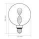 Filament G125 E27 3.5W 130лм 1800K AC220-240В 360&deg; світлодіодна лампа філаментна VIDEX (VL-DNA-G125-C) VL-DNA-G125-C фото 3
