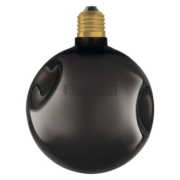 DECOR LED FLAT LAMP 3,5W 827 E27 Non-DIM IN ELECTRO GLASS MEDIUM BLACK Декоративна світлодіодна лампа Osram (4099854607370) 4099854607370 фото